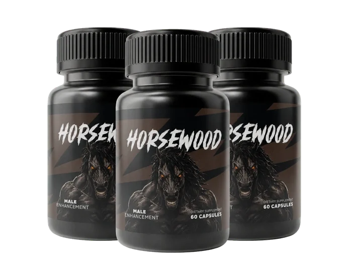 Horsewood 3 bottle pack, 90-day supply of male vitality capsules